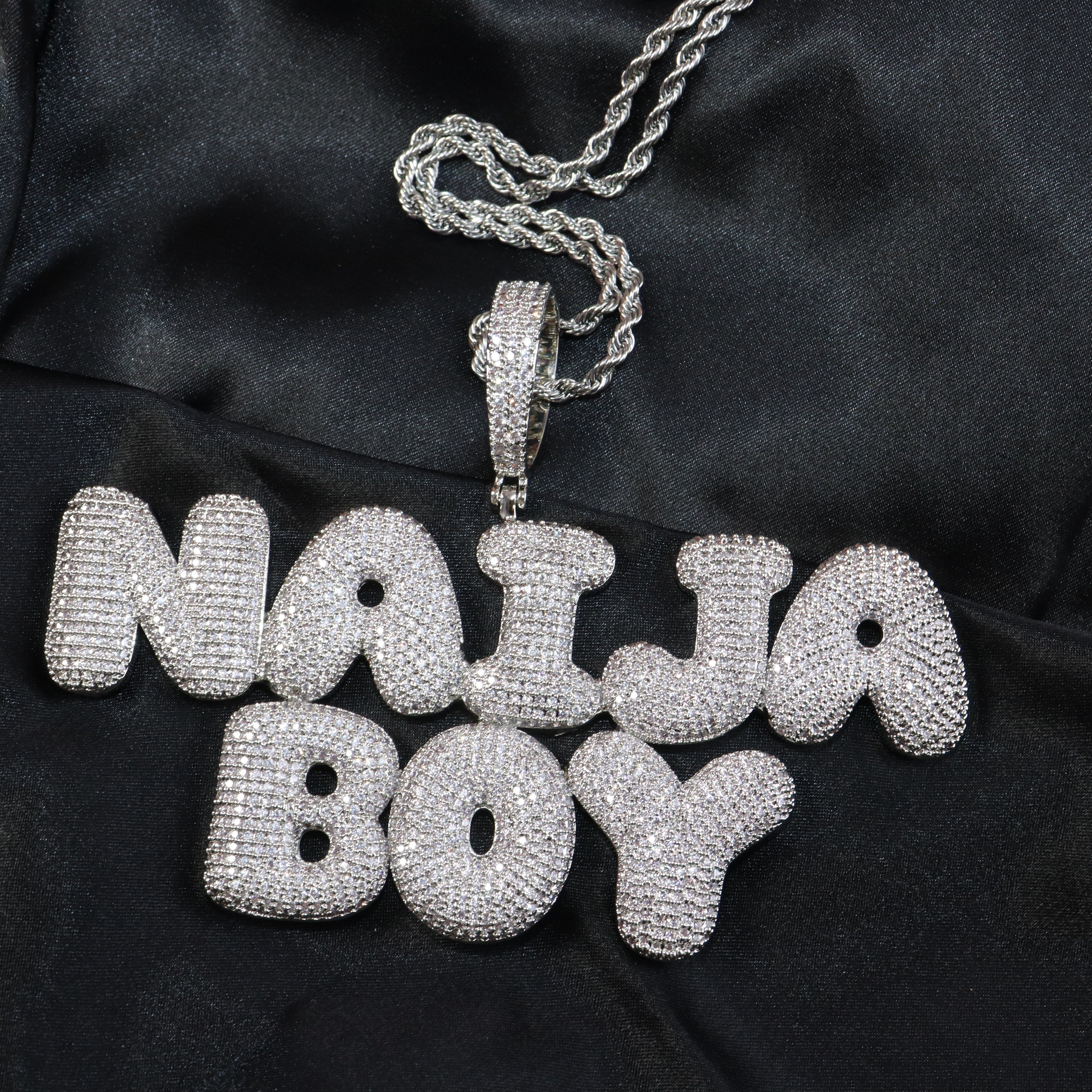 Custom name bubble on sale chain