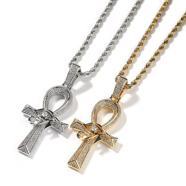 Eye of Horus Ankh Cross Pendant Vintage Versatile Accessories - DOBLING JEWELRYDOBLING JEWELRYNecklace
